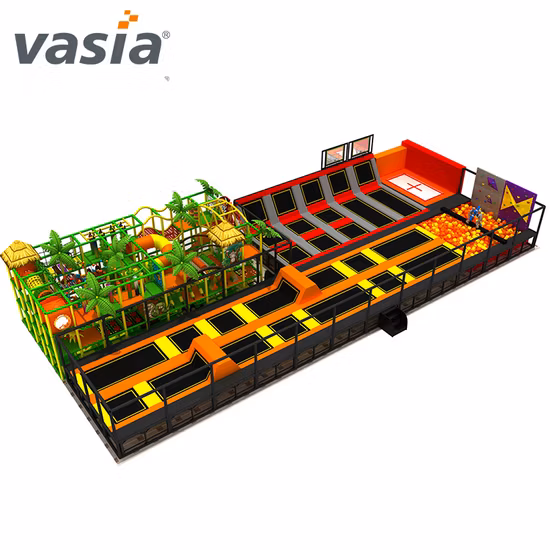 Trampolim aprovado pelo padrão americano da marca Vasia para equipamentos esportivos