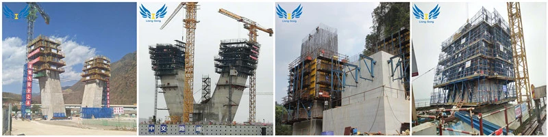 Q235 Hydraulic Self-Climbing Formwork for Core Wall/Shaft Lift/Bridge