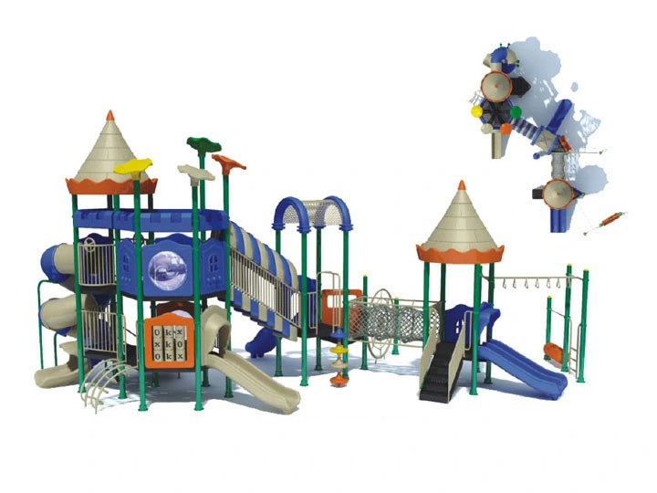 Commercial Outdoor Plastic Playground Equipment for Children Amusement Park