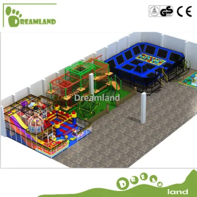 Fornecedor chinês Equipamento de pista de obstáculos para playground infantil para crianças e adultos