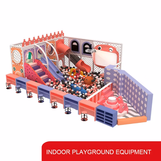GS TUV City Park Slide combinado Jogos para crianças Brinquedo de plástico Parque de diversões interno Parque aquático infantil Equipamento de playground