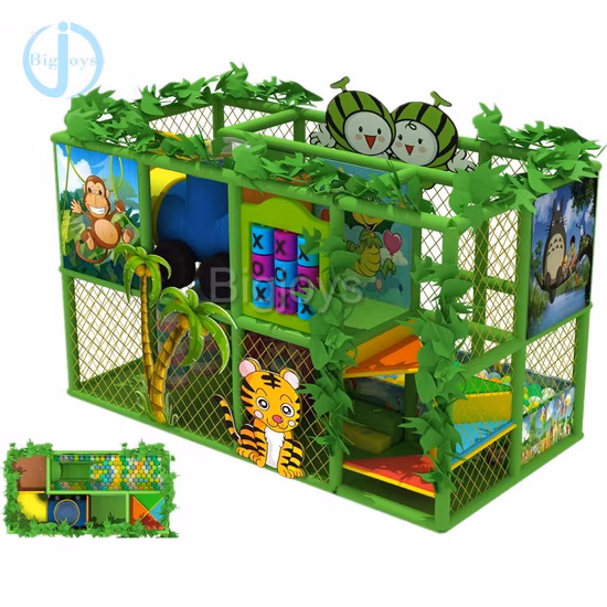 Luxuosos equipamentos de playground interno para bebês e castelo impertinente (TY-17006)