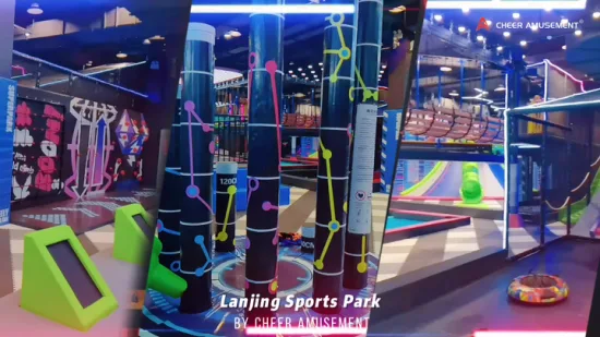 2.500 m² Dynamic Play Park Soluções revolucionárias de playground interno personalizadas por Cheer Amusement