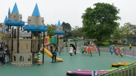 A01 Escorrega para equipamentos de playground ao ar livre de plástico para crianças